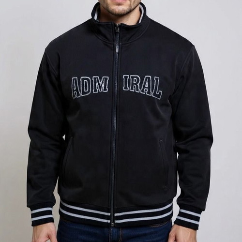 Admiral cotton long-sleeve black jacket Large like new