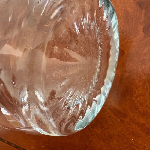 Glass vase like new, small 21 cm diameter