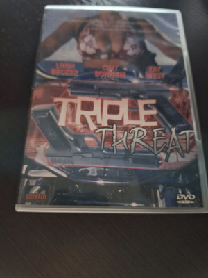 Triple Threat DVD used, action and crime with subtitles