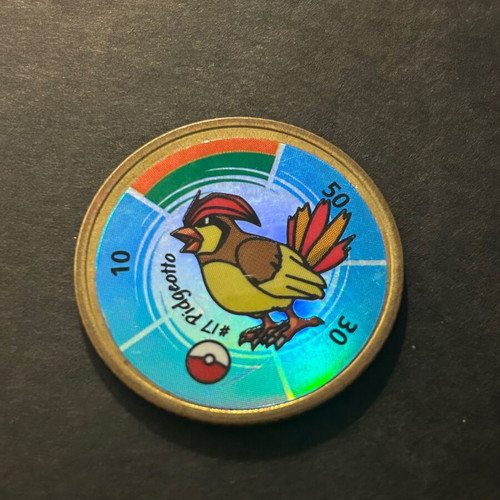 Pokemon Battling Coin Pidgeotto used Nintendo Hasbro #17