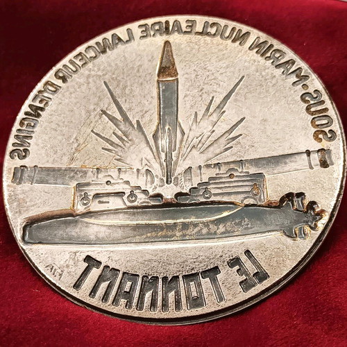 Le Tonnant French nuclear submarine medal used