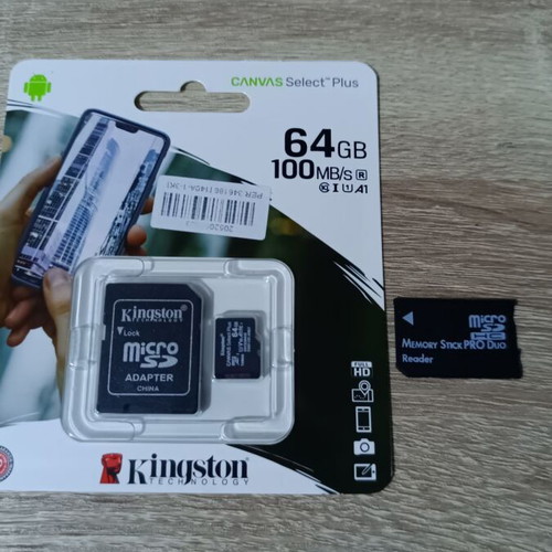 SD/TF Card Adapter for PSP new with 64GB memory card and games