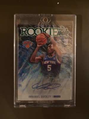 2020-21 Panini Hoops Knicks Immanuel Quickley Rookie Ink autograph card new