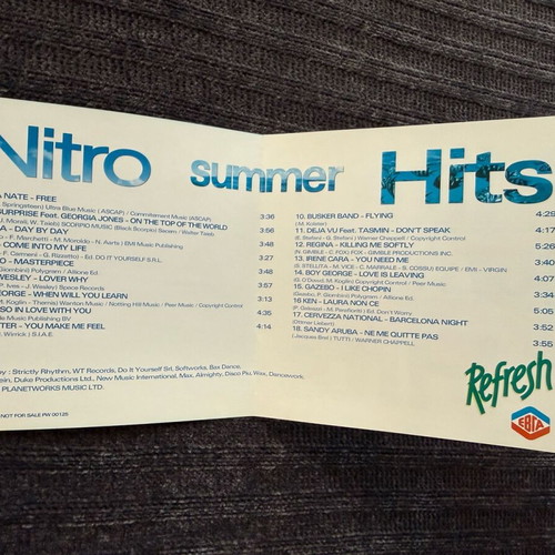 CD Nitro Summer Hits 1999 καινούργιο, pop