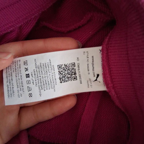 Puma sports shorts like new, pink, size M