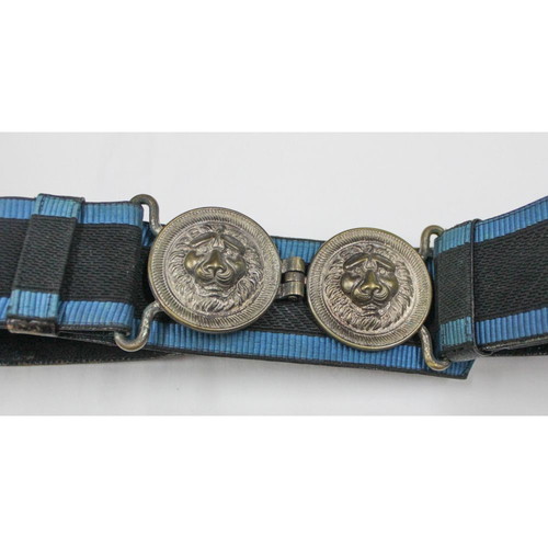 Greek Army Officer Uniform Belt 1930-40 with Lions like new