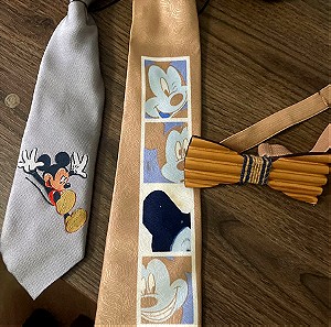 Γραβάτα και παπιγιόν ξύλινο από Disneyland