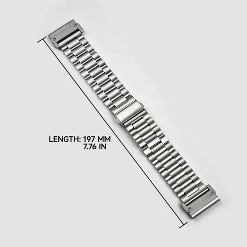 Garmin Steel Quickfit Watch Strap New 20/22/26 mm