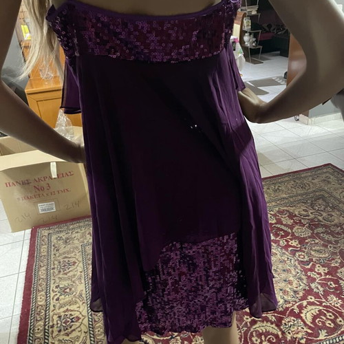 Live Forever purple dress