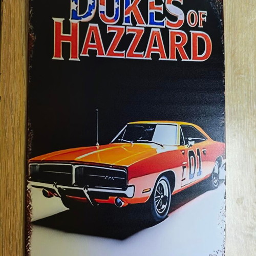 Metal decorative sign Dukes of Hazzard General Lee 01 like new