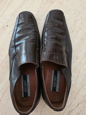 Marco Donati men's leather shoes size 42, brown, new