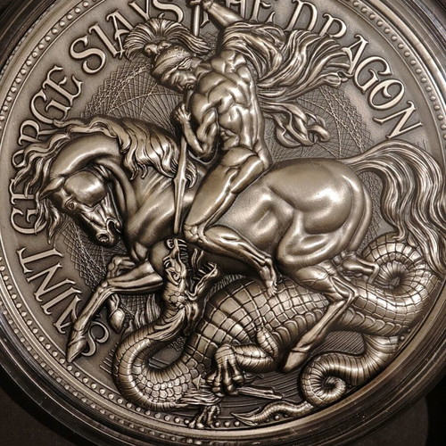 Collectable medal like new, 2 oz .999 silver and 11.5 oz copper