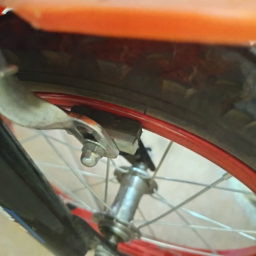 Orient Tiger BMX kids bike 14 inch, red with orange details