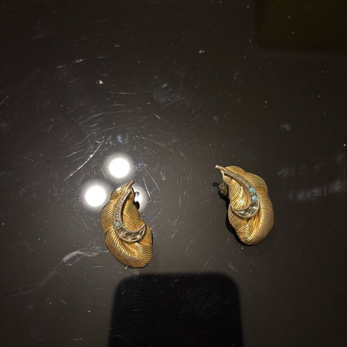 Earrings used, missing blue stones