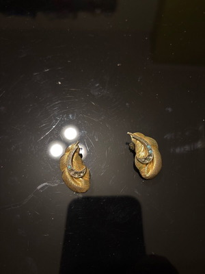 Earrings used, missing blue stones