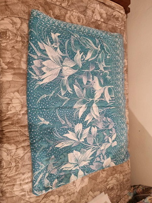 Quilt blanket used, cotton, 1.70m x 1.35m