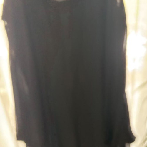 Attrattivo Mini Dress with Metallic Fringes Like New, Black