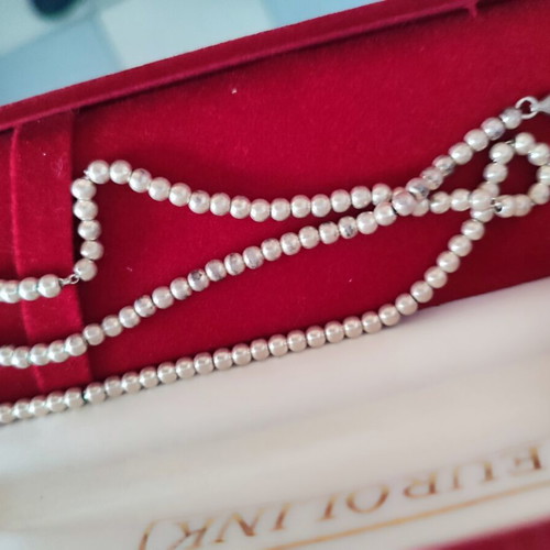 Women's necklace silver 925, about 42 cm, like new