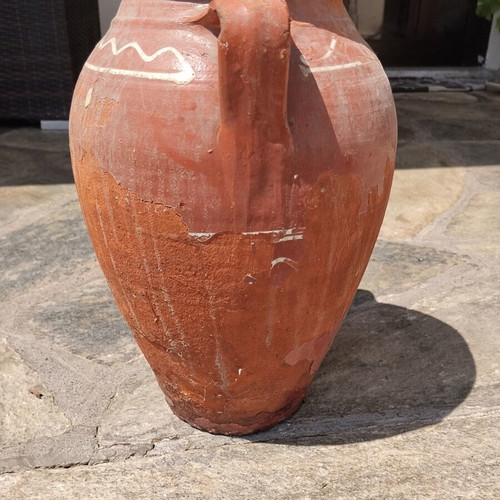 Traditional Clay Kiupi vintage decorative, used, height 35cm