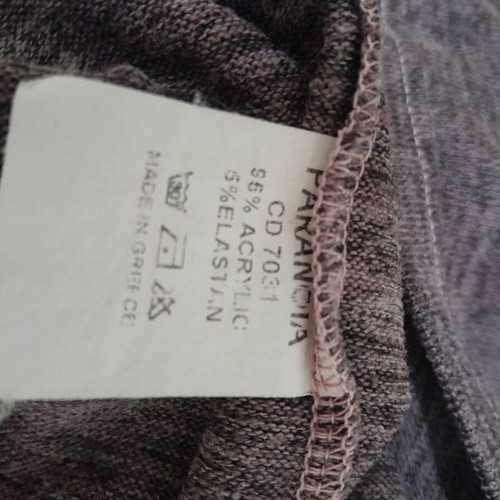 Purple criss-cross shirt used Paranoia size S