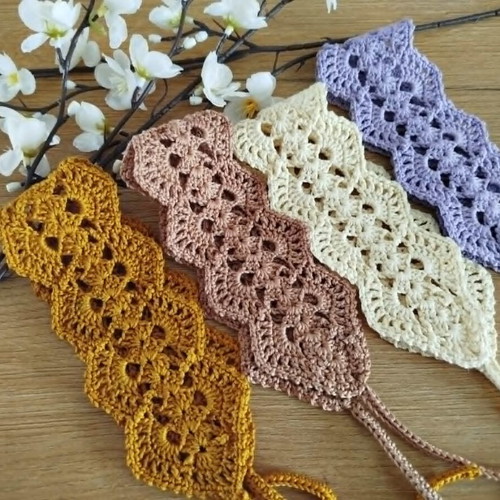 Boho Hairband handmade from 100% cotton