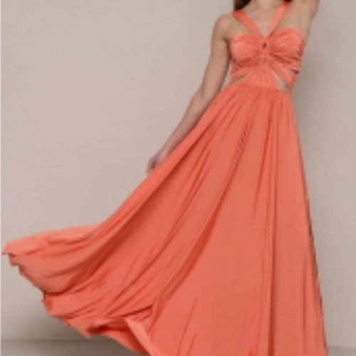 Nash Rennes Peach Dress New M/L