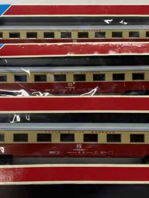 Lima HO Σετ 3 βαγόνια TEE Trans Europ Express FS καινούργιο