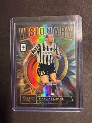 2025-26 Panini Select Zinedine Zidane Visionary Case Hit Juventus κάρτα καινούργια