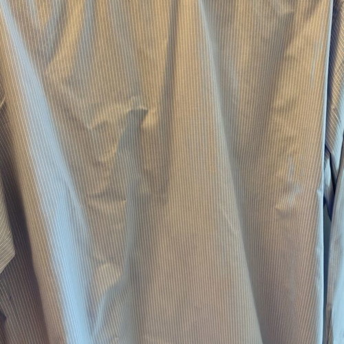 Mark and Spencer men's shirt XL like new, light blue with thin white stripes