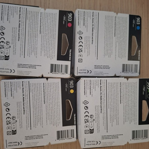 HP 903 & 903XL ink cartridges new, sealed full set