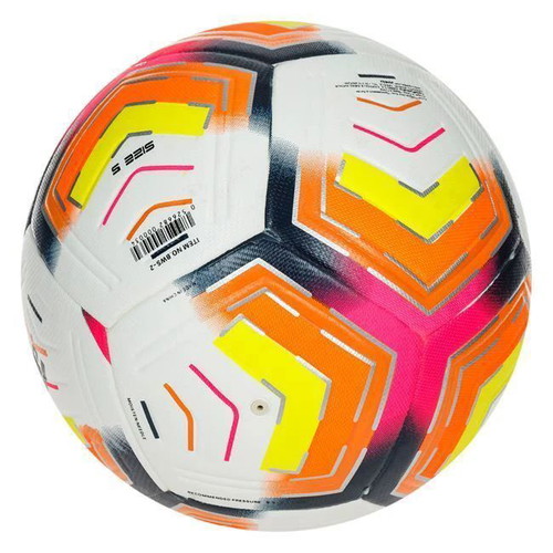 Liveup Soccer Ball No.5 New, White Orange Fuchsia
