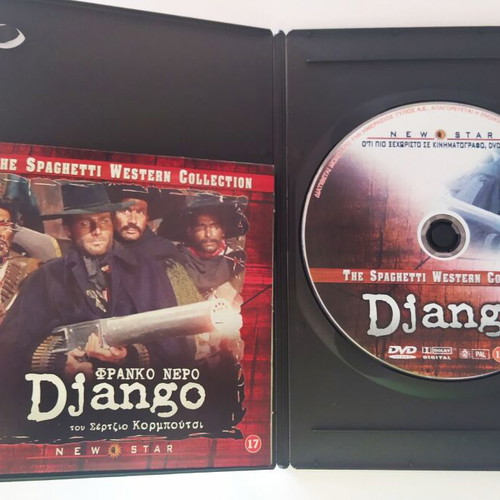 Django DVD like new, spaghetti western action drama