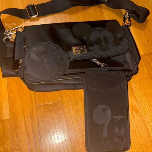 Mickey Mouse shoulder bag like new, black Disney
