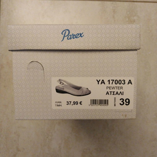 Anatomical sandals Parex No 39.