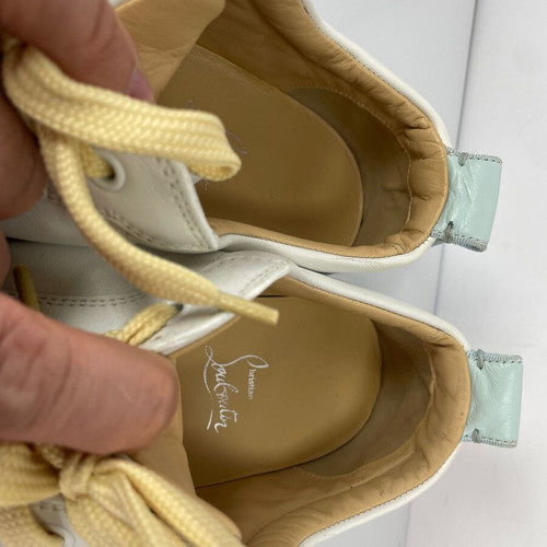 Christian Louboutin Fun Louis Junior leather sneakers like new, white, size 41