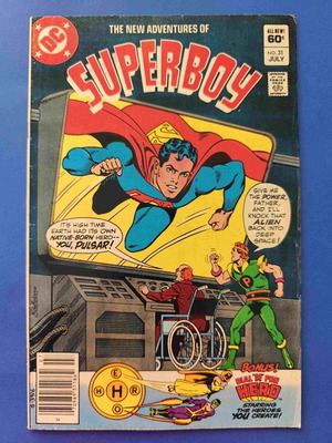 The New Adventures of Superboy 31 comic used, English