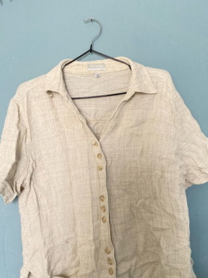 Short-sleeve shirt beige like new, size L