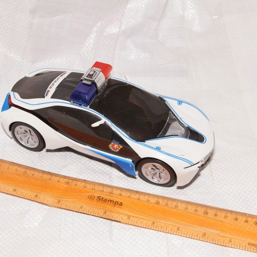 Police toy car used with sound and light