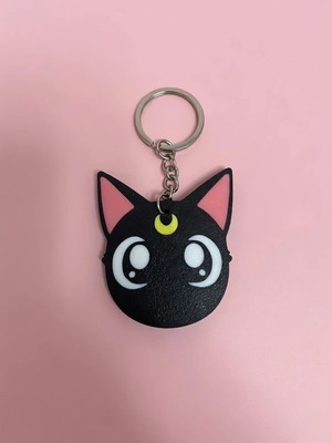 Sailor Moon Luna Keychain new, multicolored