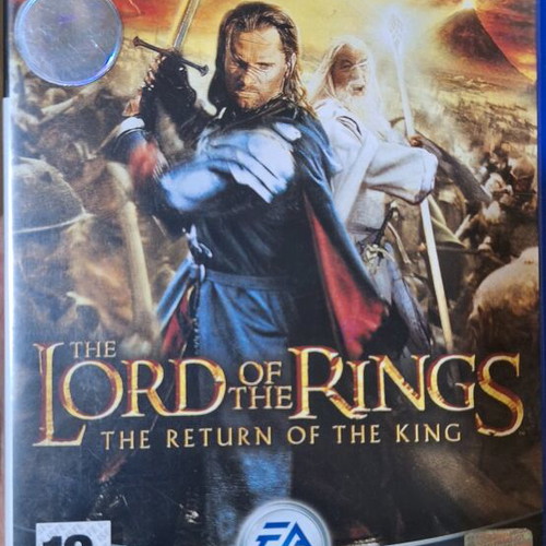 The Lord of the Rings The Return of the King game for PlayStation 2 like new