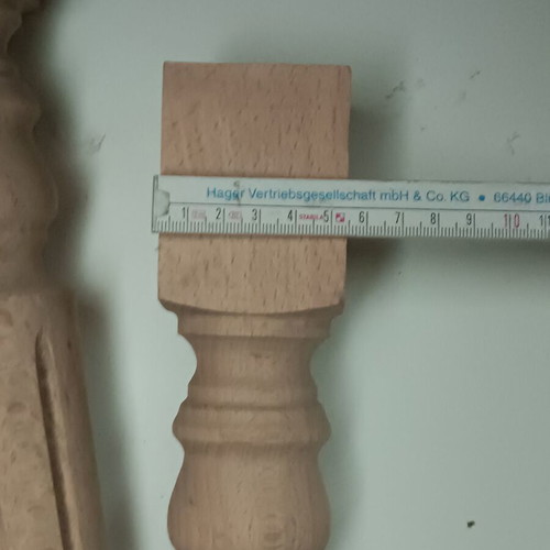 Wooden legs pack of 4 for various constructions, new