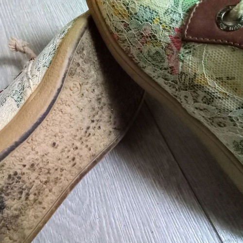 Flat shoes with laces and lace size 37 like new