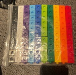 Educational math stem blocks like new