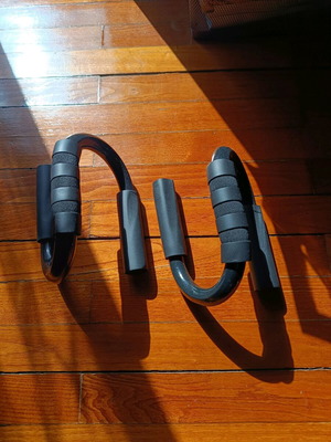 Push-up handles like new, metal