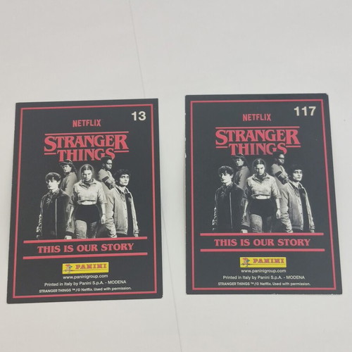 Panini Stranger Things This Is Our Story collectible cards Mike and The Body