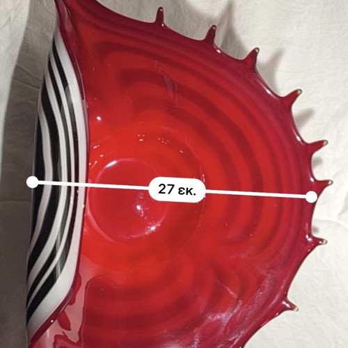 Glass table decor like new