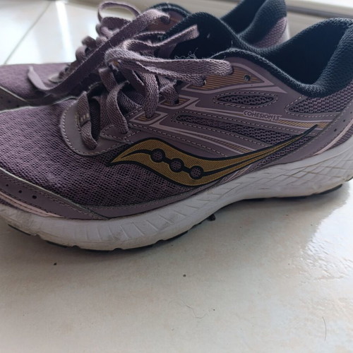 Saucony Cohesion 13 athletic shoes size 39 used, grey