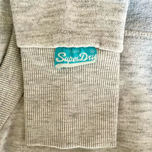 Superdry women's sweatshirt like new, grey and pink, size L