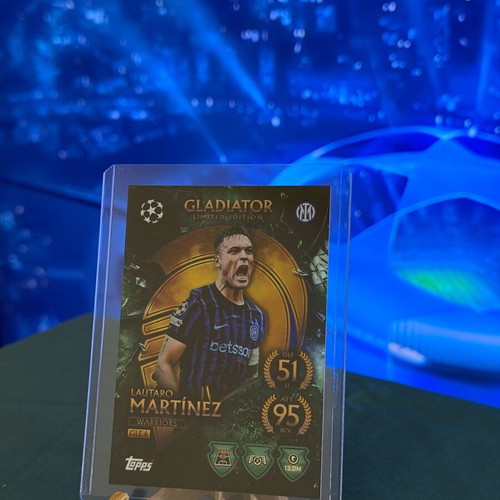 Gladiator Limited Edition Champions League 2025/2026 Cards New Set of 6