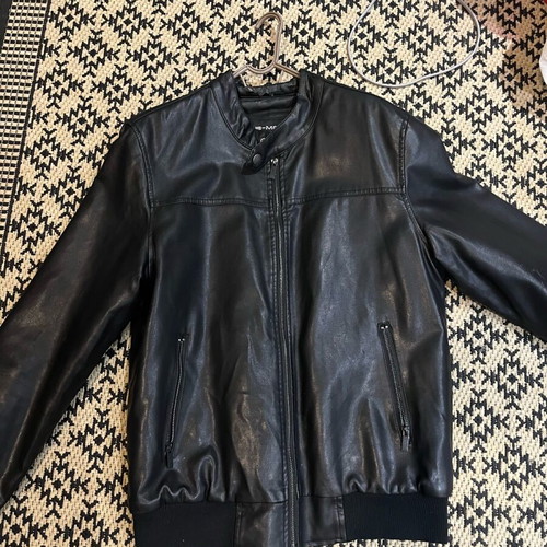 Men's leather jacket like new, size M
